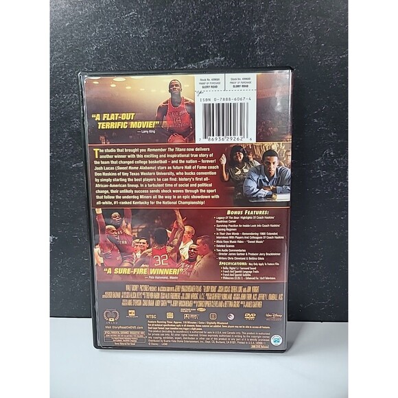 Glory Road (DVD, 2006) - Picture 6 of 10